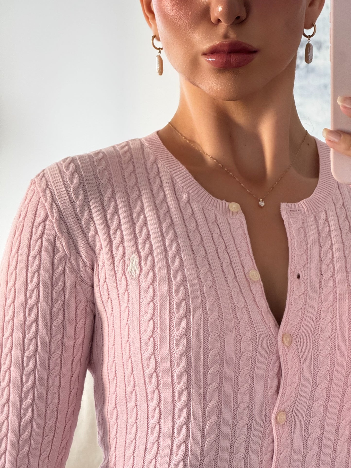 Polo Ralph Lauren Pink Cardigan for Women
